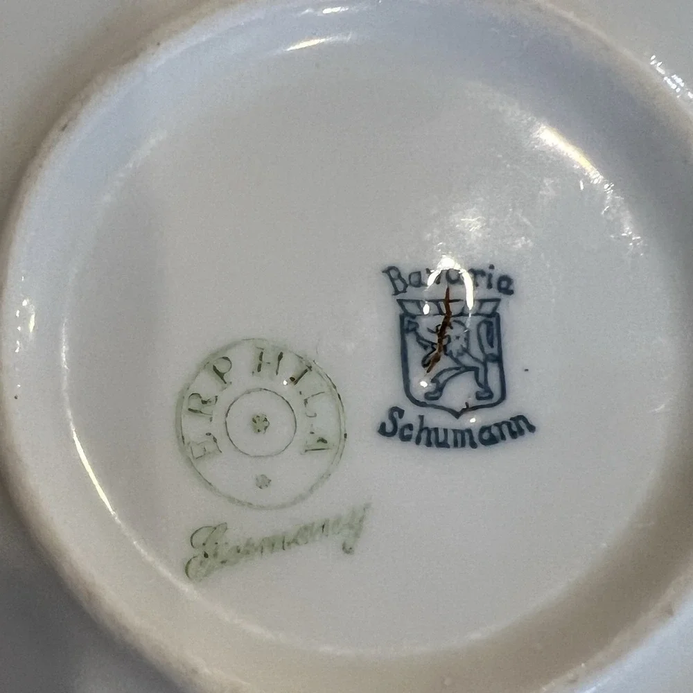 Jack and Jill Bavaria Schumann Nursery Rhyme ABC Baby Dish‎ Plate Vintage